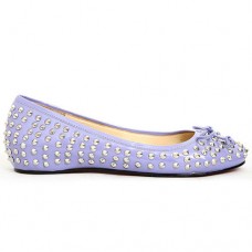 Christian Louboutin Big Kiss Studded Baleríny Parme Christian Louboutin Big Kiss Studded Baleríny Parme