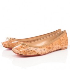 Christian Louboutin Rosella Baleríny Přírodní Christian Louboutin Rosella Baleríny Přírodní