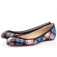 Christian Louboutin Sonietta Baleríny Modré