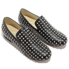 Christian Louboutin Rolling Spikes Mokasíny Černé Christian Louboutin Rolling Spikes Mokasíny Černé
