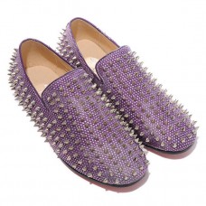 Christian Louboutin Rolling Spikes Mokasíny Parme Christian Louboutin Rolling Spikes Mokasíny Parme