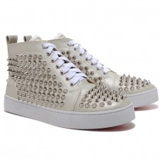Christian Louboutin Louis Stříbrné Tenisky Béžové Christian Louboutin Louis Stříbrné Tenisky Béžové