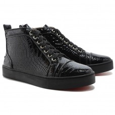 Christian Louboutin Louis Python Tenisky Černé Christian Louboutin Louis Python Tenisky Černé