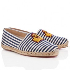 Sandály Christian Louboutin Papi Hugo Tmavě modré Sandály Christian Louboutin Papi Hugo Tmavě modré