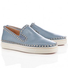 Christian Louboutin Pik Lodičkové Sandály Světle Šedé Christian Louboutin Pik Lodičkové Sandály Světle Šedé