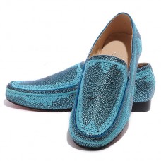 Christian Louboutin Croc Maroc Mokasíny Modré Christian Louboutin Croc Maroc Mokasíny Modré