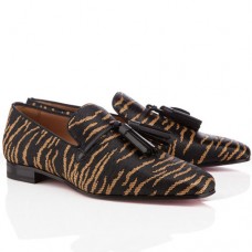 Christian Louboutin Daddy mokasíny hnědé Christian Louboutin Daddy mokasíny hnědé