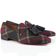 Christian Louboutin Daddy Mokasíny Červené