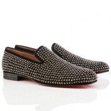 Christian Louboutin kolečkové mokasíny černé Christian Louboutin kolečkové mokasíny černé