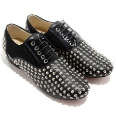 Christian Louboutin Fred Spikes Mokasíny Černé