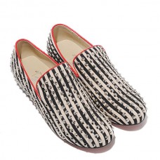Christian Louboutin Rollerboy Spikes Mokasíny Černé