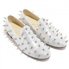 Christian Louboutin Rollerboy mokasíny bílé Christian Louboutin Rollerboy mokasíny bílé