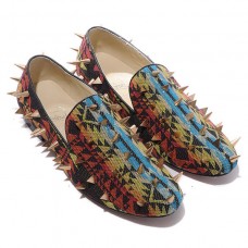 Christian Louboutin Rollerboy Spikes Mokasíny Vícebarevné