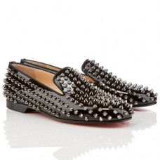 Christian Louboutin Rollerboy Spikes Mokasíny Černé