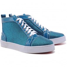 Christian Louboutin Louis Strass tenisky modré Christian Louboutin Louis Strass tenisky modré