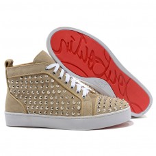 Christian Louboutin Louis Stříbrné Tenisky Béžové Christian Louboutin Louis Stříbrné Tenisky Béžové