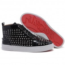 Christian Louboutin Louis Spikes Tenisky Černé Christian Louboutin Louis Spikes Tenisky Černé