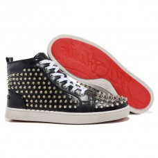 Christian Louboutin Louis Spikes Tenisky Černé Christian Louboutin Louis Spikes Tenisky Černé