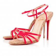 Sandály Christian Louboutin Belbride 100mm růžové Paříž Sandály Christian Louboutin Belbride 100mm růžové Paříž