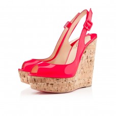 Christian Louboutin Une chochol 140mm Wedges Rose Paris