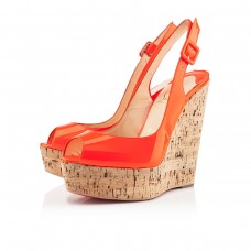 Christian Louboutin Une plume 140mm klínky Flame