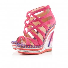 Christian Louboutin Tosca 140mm klínky růžové matador