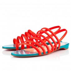 Christian Louboutin Vildo Ploché Sandály Flame Christian Louboutin Vildo Ploché Sandály Flame