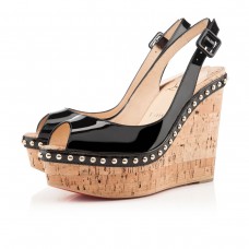 Christian Louboutin Monico 140mm klínky černé