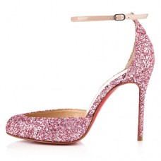 Christian Louboutin Tres Decollete 100mm Lodičky Světle Růžové Christian Louboutin Tres Decollete 100mm Lodičky Světle Růžové