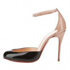 Christian Louboutin Tres Decollete 100mm Lodičky Černé/Tehlové