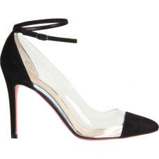 Christian Louboutin Bis Un Bout 100mm Lodičky Černé Christian Louboutin Bis Un Bout 100mm Lodičky Černé