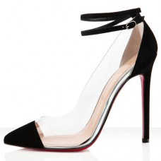 Christian Louboutin Bis Un Bout 120mm Lodičky Černé Christian Louboutin Bis Un Bout 120mm Lodičky Černé