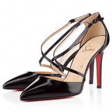 Christian Louboutin Crosspiga 120mm Lodičky Černé