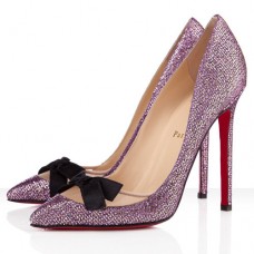 Christian Louboutin Love Me 120mm Lodičky Fialové
