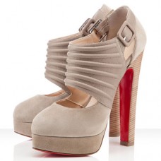 Christian Louboutin Bye Bye 160mm Lodičky Béžové Christian Louboutin Bye Bye 160mm Lodičky Béžové