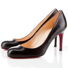 Christian Louboutin Simple 80mm Lodičky Černé Christian Louboutin Simple 80mm Lodičky Černé