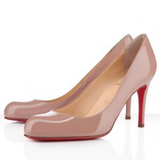 Christian Louboutin Simple 100mm Lodičky Nude Christian Louboutin Simple 100mm Lodičky Nude