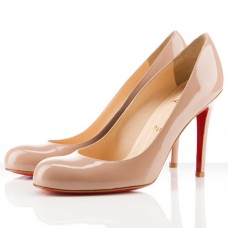 Christian Louboutin Simple 100mm Lodičky Nude