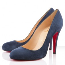 Christian Louboutin Ron Ron 100mm Lodičky Modré Christian Louboutin Ron Ron 100mm Lodičky Modré
