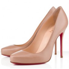 Christian Louboutin Elisa 100mm Lodičky Tělová kůže
