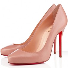 Christian Louboutin Elisa 100mm Lodičky Tělová kůže