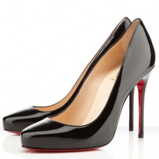 Christian Louboutin Elisa 100mm Lodičky Černé Christian Louboutin Elisa 100mm Lodičky Černé