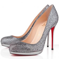 Christian Louboutin Filo 120mm Lodičky Stříbrné