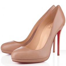 Christian Louboutin Filo 120mm Lodičky Nude