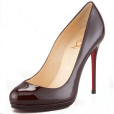 Christian Louboutin Filo 120mm Lodičky Tmavě Červené