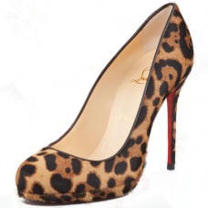 Christian Louboutin Filo 120mm Lodičky s Leopardím vzorem