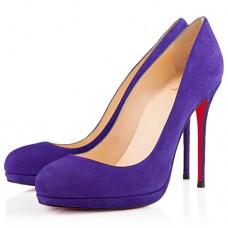 Christian Louboutin Filo 120mm Lodičky Fialové