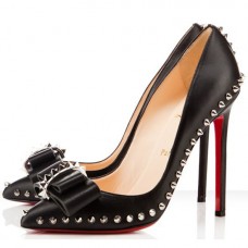 Christian Louboutin Lucifer Bow 120mm Lodičky Černé