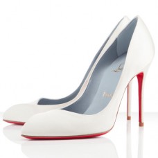 Christian Louboutin Corneille 100mm Lodičky Bílé Christian Louboutin Corneille 100mm Lodičky Bílé