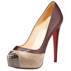 Christian Louboutin Maggie 140mm Lodičky Sepia